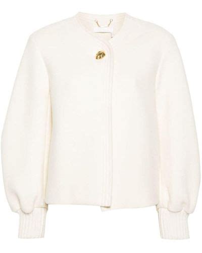 chloe white jackets